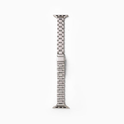 (St-Steel) Slim Oyster Apple Watch Band - Starlight