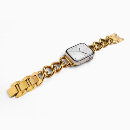 (St-Steel) Timeless Vol.2 Apple Watch Bracelet - 18k Gold Plated