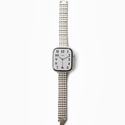 (St-Steel) Waffle Apple Watch Band - Starlight