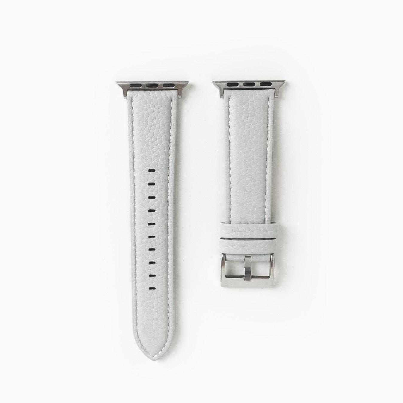 Togo Leather Apple Watch Band - Baby Blue
